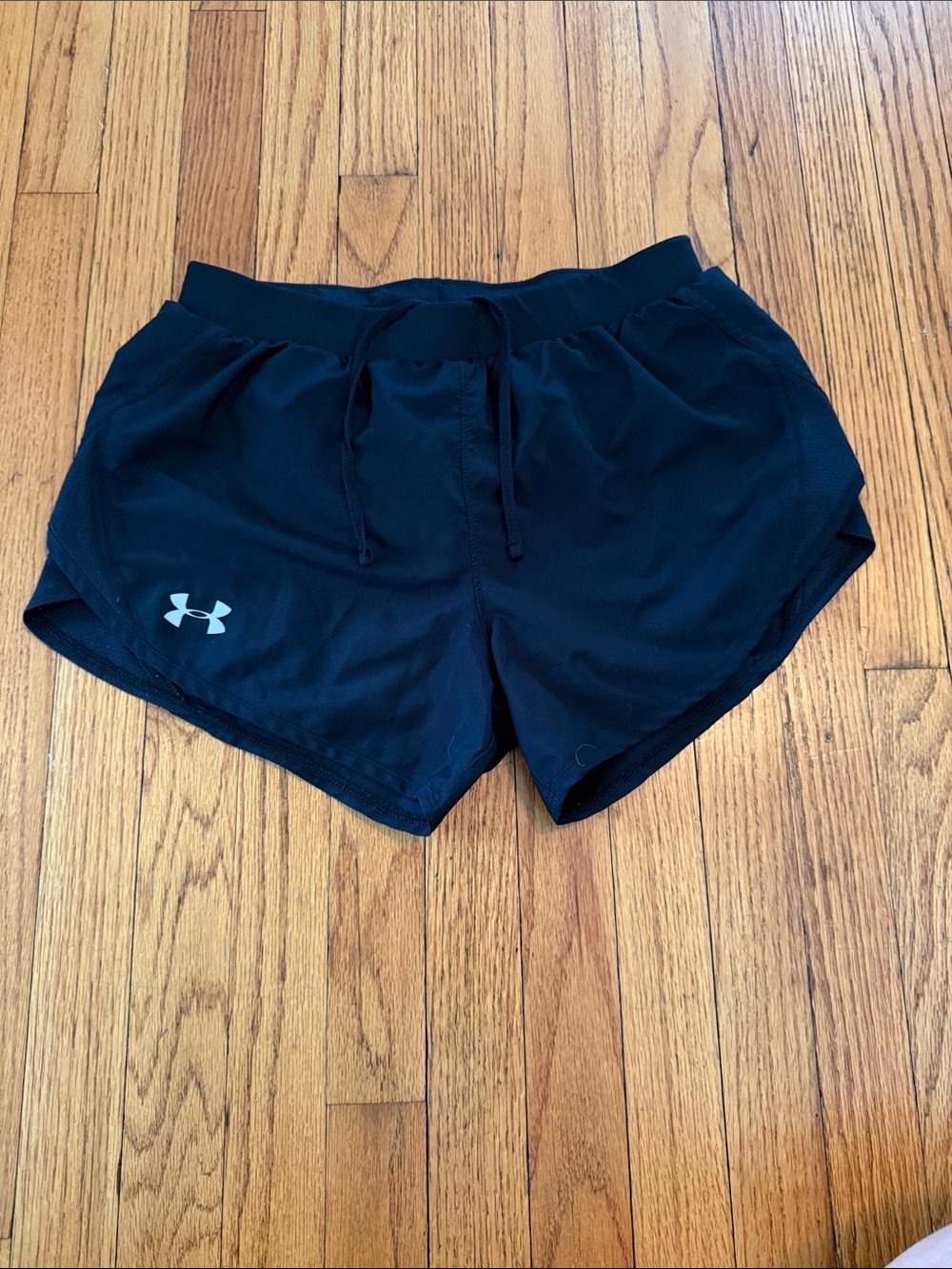 Under Armour Women’s Black Athletic Training Shorts with Logo